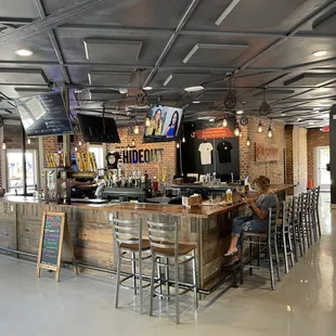 the bar