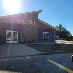 outside