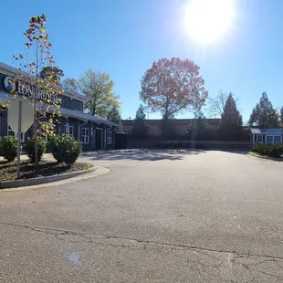 outside