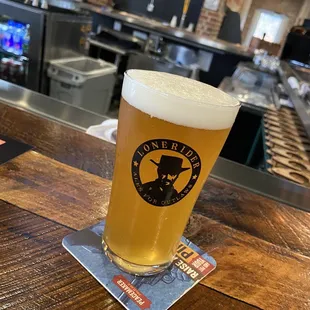 a pint of beer