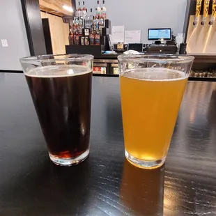 Sweet Josie broen ale &amp; Shotgun Betty hefeweizen