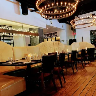 a dining area