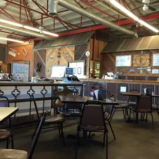 the interior of a restaurant