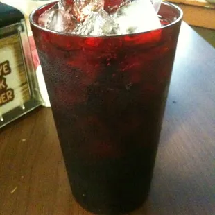 Nice size glass of ice