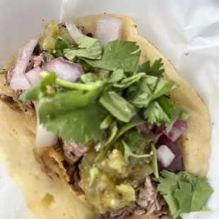 Brisket Taco!!! Amazing!!!