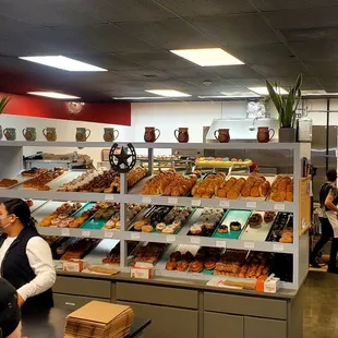 customers in a bakery