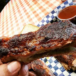 ribs, food, bbq ribs