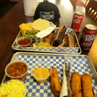 Rib,brisket, sausage plate!!!