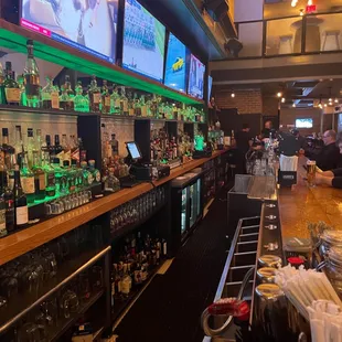 a man sitting at the bar