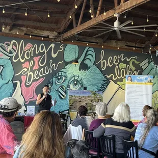 Sen. González sharing updates!