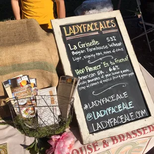 Lady face ales was delicious!!