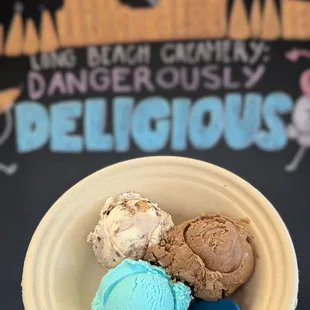 Sea salt, Winter's Chocolate, and Peanut Butter Oatmeal Cookie