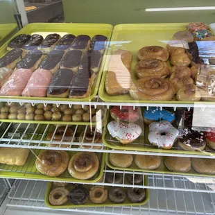 a variety of doughnuts