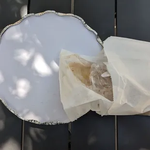 Takeout order of Grilled Salmon plate