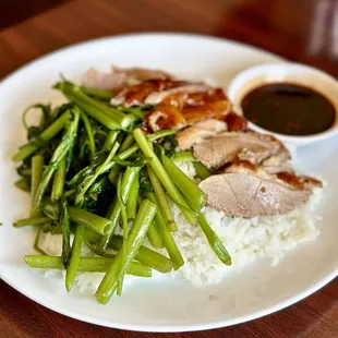 Roasted Duck over Rice