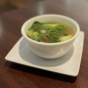 Wonton BBQ Pork Soup: comes with lunch special