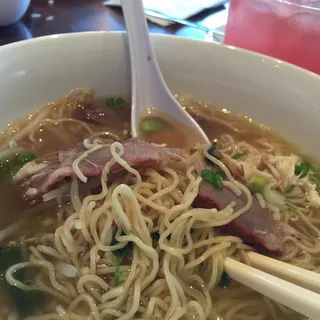 Wonton and BBQ Pork Noodle