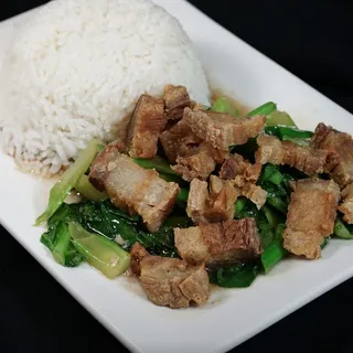 Pepper Pork over Rice