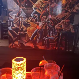 The walk-in wall art
