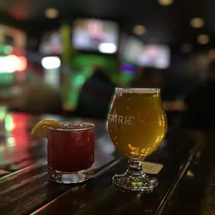 Groove vibe artsy photo Tank 7 and a Blueberry Mojito.