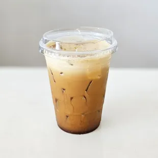 Peach Shakerato - peach flavored shaken Americano