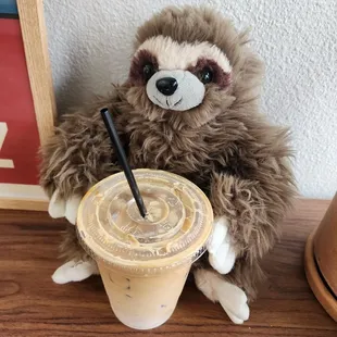 Iced Strawberry Latte