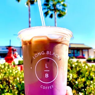 Iced Ube Latte