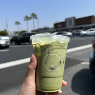 Lavender Matcha Latte