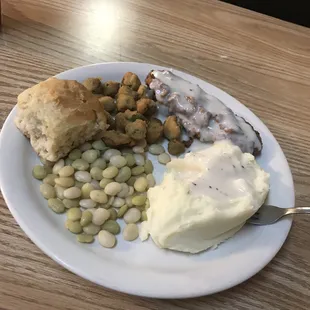 a white plate of food