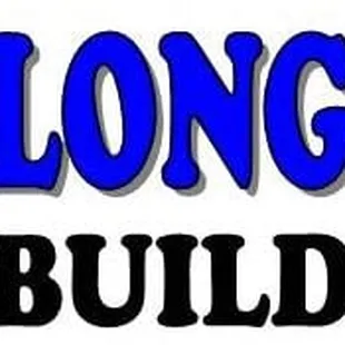 the words long build on a white background