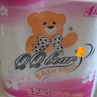 probably terrible tp, but it had a teddy bear on the pkg.