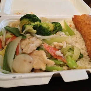 Chicken chop suey lunch special