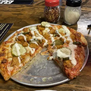 Nashville Hot Chicken Pizza 10&quot;