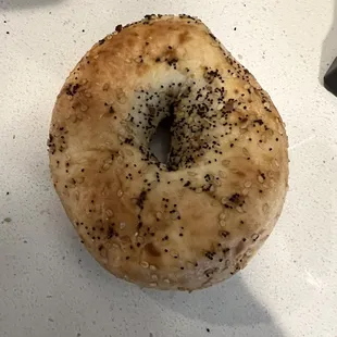 Everything bagel .. soggy and kind of stale.  For a Sunday morning would expect fresh bagels but tasted like they were from day before.