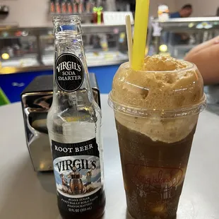 Root beer float. Root beer was great on 100°+ day