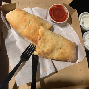 Meatball Calzone