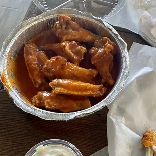 8pc buffalo wings