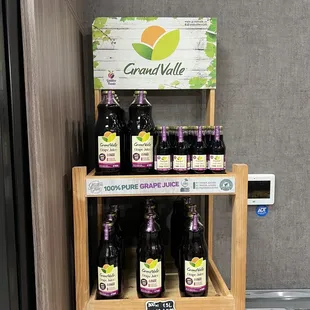 a display of various products