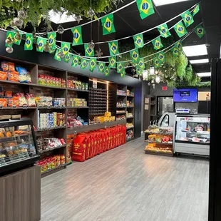 the inside of a store