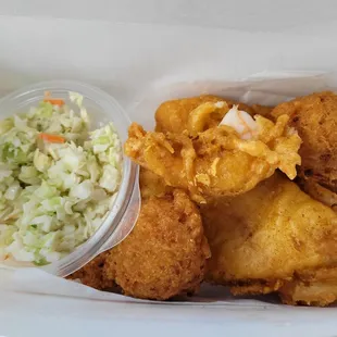 Shrimp &amp; Fish combo ~ Oh, how much I&apos;ve missed LJS foods ~