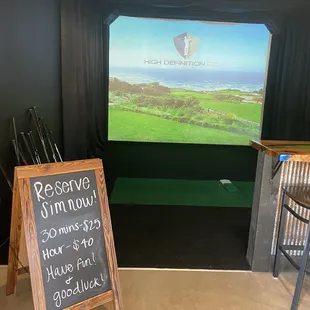 Golf simulator