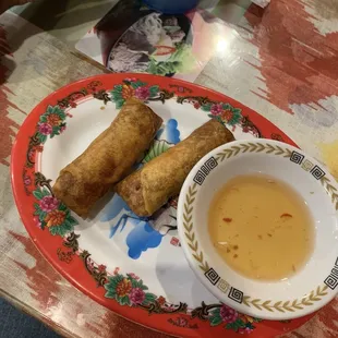 Egg rolls appetizer