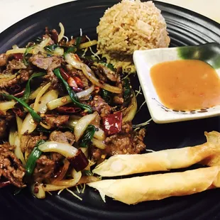 Mongolian Beef Lunch Special