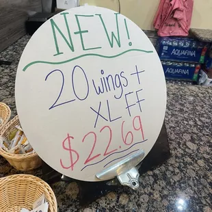 a sign for sale