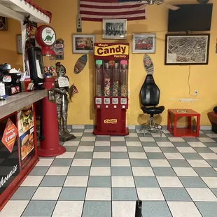 the inside of a store