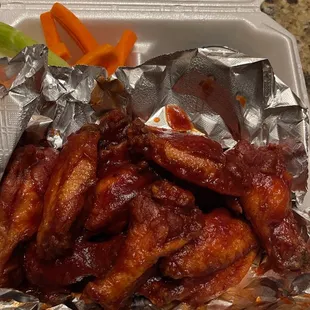 Honey BBQ Buffalo Wings - 12 Pcs