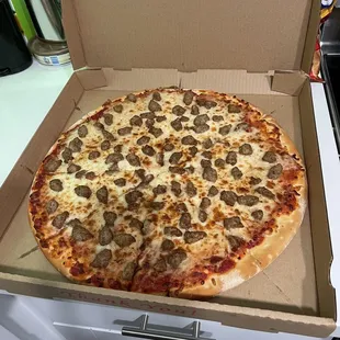 16&quot; Pizza - sausage