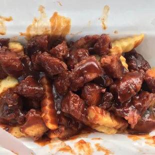 You can never go wrong with spicy bbq L.A. Chop Fries