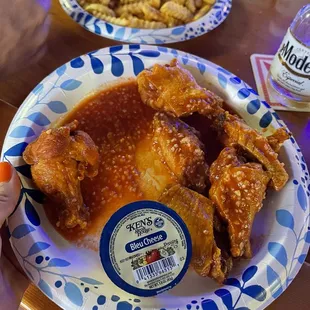 Hot Garlic Parm Wings