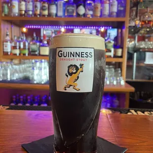 a pint of guinness